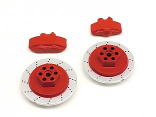 #33450 - E10 Brake Disc & Caliper Set (Red)