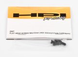 #Z307 FLAT HEAD SCREW M4x10mm (HEX SOCKET/THIN TYPE/4pcs)