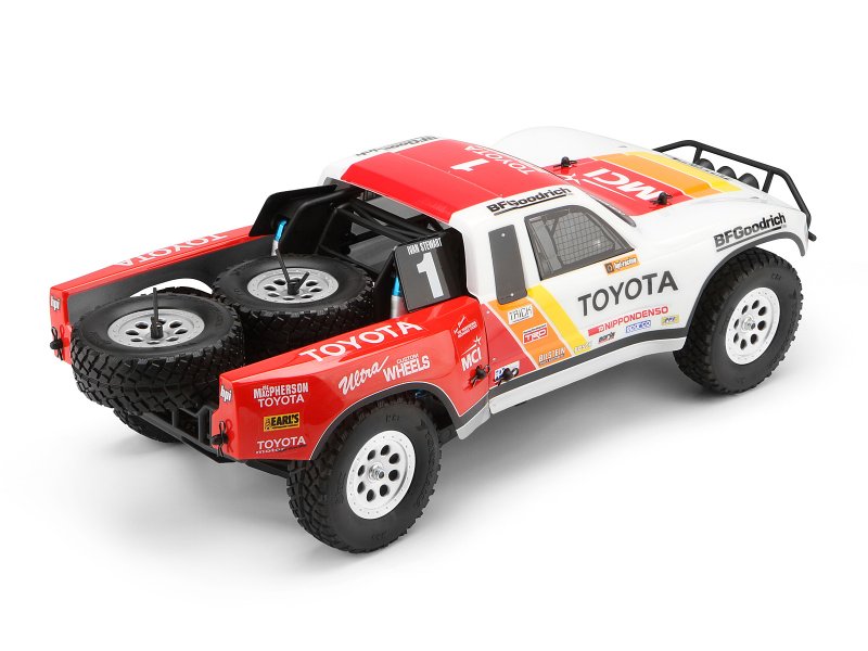RARE HPI Ivan Stewart Painted Body Trophy Truck Genuine 105721 Twin Hammers 1/12 