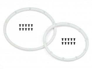 HPI White Wheel Bead Lock Rings for The Baja 5 2pcs 110545 for sale online