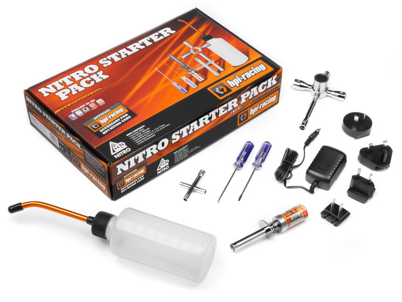 RC Car Nitro Starter Kit & Rechargeable Nitro Glow Starter Ignitor