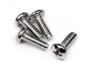Wheely King Savage 4944258954882 6 HPI Racing Z488 Self Tapping Flanged Screw M2.6x12mm