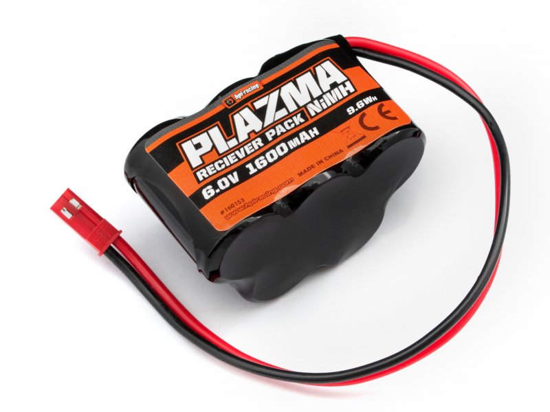 160153 Plazma 6.0V 1600mAh NiMH Receiver Battery Pack
