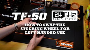 HPI TV VidÃ©os: Learning Lab: How to switch over your HPI TF-50 for left-handed use