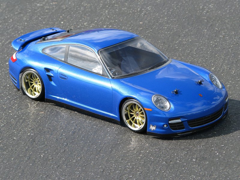 Hobby Products Intl 17527 Porsche 911 Turbo 997 clear Body shell 200mm