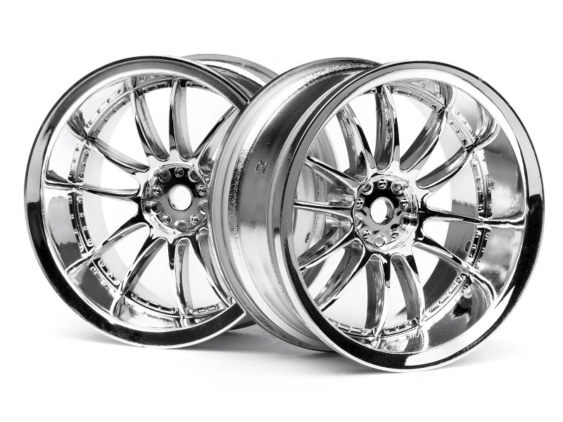 Hobby Products Intl 3280 Work Xsa 02c Wheels 26mm Chrome 3mm Offset