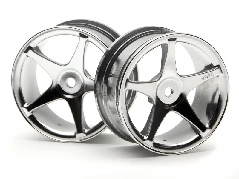 RC HPI Racing Wheels 26 mm With 1 mm Offset Gray Super Star Hex 3698 2