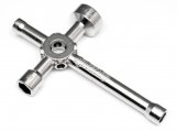 #87546 Ключ универсальный (8-7-10-17mm) свечной/колесный
