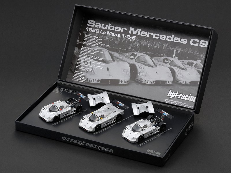 992 Sauber Mercedes C9 1989 Le Mans Special Set (3cars set)