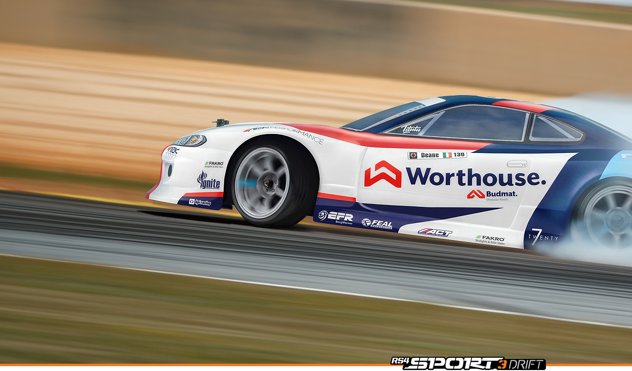 120097 Sport 3 Drift Nissan S15 Team Worthouse